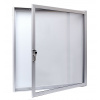Jednokrídlová vonkajšia vitrína magnetická L60 - 2xA4 / A420x550 mm