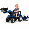 FALK Šliapací traktor New Holland T8 s lyžicou a prívesom 3-7 rokov