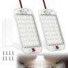 AUTO STROPNÁ LED LAMPA INTERIÉR AUTOBUS 12V 48LED 800LM 2X