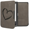 KW Mobile - Brushed Heart, KW5574703, Pocketbook 614/615/624/625/626, sivé