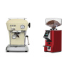 Ascaso Dream ONE, Sweet Cream + Eureka Mignon Specialita Smart, CR ferrari red
