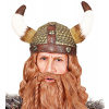Vikingská helma s kožušinou