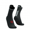 Ponožky COMPRESSPORT Pro Racing Socks v4.0 Run High black/white 45-48