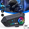 MOTOCYKLOVÁ NÁHLAVNÁ SÚPRAVA, BLUETOOTH KOMUNIKAČNÝ SYSTÉM, INTERKOMOVÁ PRILBA