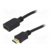 Cable HDMI 2.0 HDMI socket,HDMI plug PVC 4.5m black 30AWG