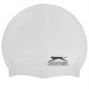 Slazenger Silicone Swimming Cap Junior White One Size