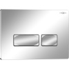 Mexen Tex 04 splachovací tlačidlo, lesklý chróm - 6104-03