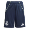 adidas Real Madrid Away Shorts 2025 2026 Juniors Blue 11-12 Years
