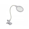 Kozmetická lampa - Velleman VtlLamp10n 6 v bielej kozmetickej lampe (LED dióda LAD so sponou a zväčšovačom 5 DPT)
