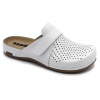 Leon 970 Dámska pracovná celokožená zdravotná obuv 37 - 24cm, biela, 2,5 cm