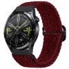 BStrap Braid Nylon remienok na Huawei Watch GT/GT2 46mm, red black