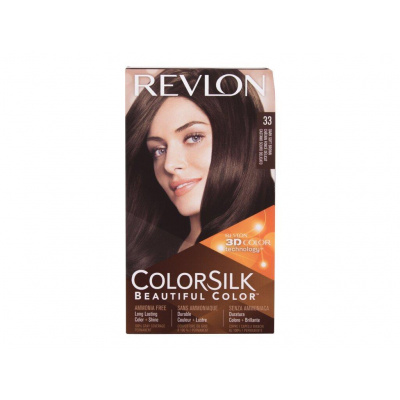 Revlon Colorsilk Beautiful Color 33 Dark Soft Brown (W) 59,1ml, Farba na vlasy
