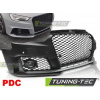 Tuning-tec PREDNÝ NÁRAZNÍK SPORT GLOSSY BLACK PDC pasuje na AUDI A3 12-16