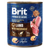 BRIT Dog Premium by Nature Lamb with Buckwheat konzerva 800g