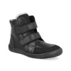 Barefoot dětské zimní boty Baby Bare - Febo Winter Black Asfaltico černé