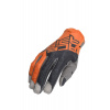 Motokrosové rukavice ACERBIS MX-X-P - oranžová/šedá Veľkosť: M (8)