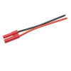 GForce Konektor zlacený 4.0mm samice s kabelem 14AWG 10cm