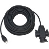 Brennenstuhl Extension Cable 25m H07RN-F3G1,5 black IP44