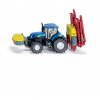 SIKU 1799 Farmer - Traktor New Holland s postrekovačom