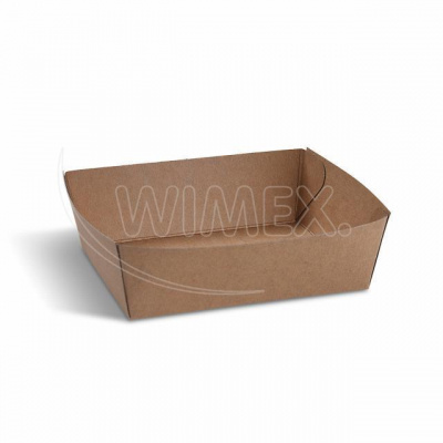 Wimex Papierová miska FSC Mix nepremastiteľná kraft 135 x 110 x 45 mm 500m
