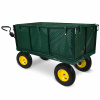 Záhradný sklápací vozík Humberg HM-510 s objemom 280 l (Záhradný prepravný vozík, príves, fúrik, sklápač 250L DO 500KG)