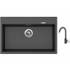 Set Sinks MAXIMO 780 Metalblack + batéria Sinks MIX 35 Metalblack