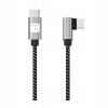 Kábel Techly USB typ C - USB typ C 0,5 m čierny