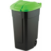 KETER REFUSE BIN O/W 110L čierna/zelená (214125) - plastová nádoba na odpad
