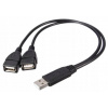 HUB ROZBOČOVAČ draVires USB DUAL 2xUSB ROZDEĽOVAČ + nálepka