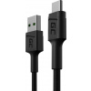 GREEN CELL Kábel GC PowerStream USB-A - USB-C 30cm quick charge Ultra Charge, QC 3.0