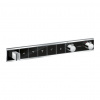 Hansgrohe RainSelect - Termostat pod omietku pre 5 spotrebičov, čierna/chróm 15358600