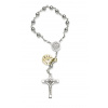 Ruženec prsteňový, strieborný, sv. Benedikt