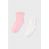 Detské ponožky Mayoral 2-pak 10184.6A.Mini.PPY2 ružová 27/31