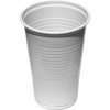 NONAME Poháre plastové 200 ml biele 100% recykel (100 ks)