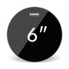 Evans Hydraulic Tom Black Priemer blany: 6
