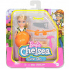 Barbie: Chelsea staviteľka kariérna bábika 15cm - Mattel