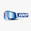 100% Racecraft 2 Blue mirror blue lens