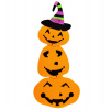 DEKORÁCIA NA ZAVESENIE tekvice HALLOWEEN tekvice XL