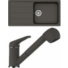 Set Schock S23-2 (dřez Formhaus D-100L Asphalt + baterie Cosmo.120 Asphalt)