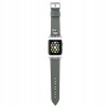 Karl Lagerfeld Karl Head PU Remienok pre Apple Watch 42mm/44mm strieborná 3666339033743