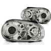 Predné svetlá VW Golf IV 97-03 Chrome Angel Eyes