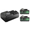 HiKOKI UC18YSL3WJZ Aku sada Multi Volt (2 x 8Ah)18V - 4Ah 36V+ nabíjačka UC18YSL3