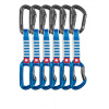 Lezecké expresky Ocun Hawk QD Zoom PA 15/22 mm 12 cm 6-pack - blue