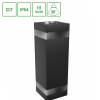 SPECTRUM - TORRE RING SQUARE 18W - fasádne obojsmerné svietidlo 30° IP54 99x78x240mm 230V CCT - Čierne