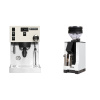 Rancilio Silvia PRO X, bílá + Eureka Mignon Zero, BL white