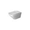 DURAVIT DuraStyle závesné WC Rimless s hlbokým splachovaním, 370 mm x 620 mm, 2542090000