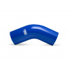 Samco Sport Fluoro silikonové koleno 45° s vnitřním průměrem 83 mm pro vedení oleje a nafty, barva: modrá