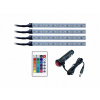 Osvetlenie interiéru auta RGB LED 4x12LED