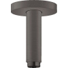 HANSGROHE prívod zo stropu S, dĺžka 100 mm, kartáčovaný čierny chróm, 27393340