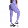 Better Bodies CURVE SCRUNCH LEGGINGS ATHLETIC PURPLE MELANGE – legíny Better Bodies fialové Velikost: L